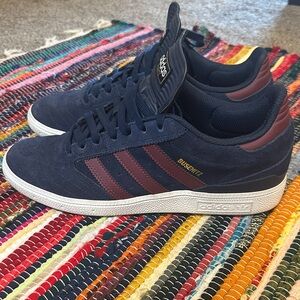 Adidas Busenitz Navy and Maroon Sneakers